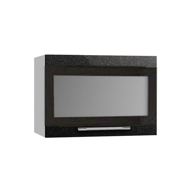 Шкаф верхний горизонтальный стекло фотопечать ПГСФ 500 Олива
