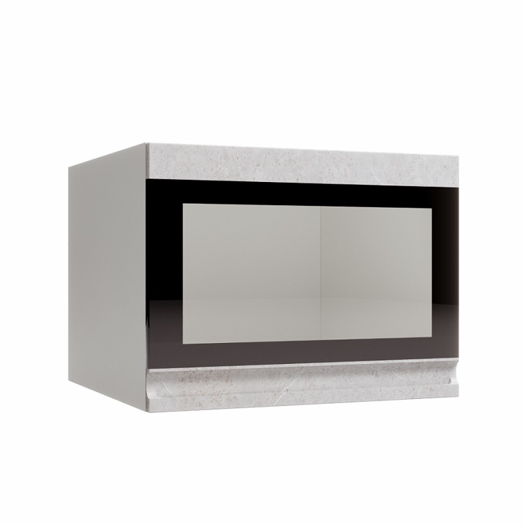 Шкаф верхний высокий горизонтальный стекло фотопечать ВПГСФ 600 Скала