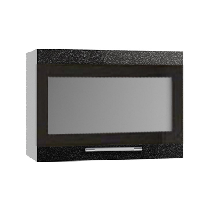 Шкаф верхний высокий горизонтальный стекло фотопечать ВПГСФ 600 Олива 
